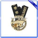 Zinc Alloy Die Casting Customized Logo Medal Ribbon