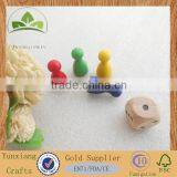 Wholesale hot-sell colored wooden pawns Mini wooden checkers