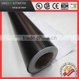 Wholesale Black 1.52*30m Printed Adhesive Vinyl Rolls 3D Carbon Fiber Vinyl thumbnail-1