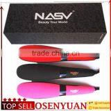 2016 New Arrive Ionic Hair Straightener Brush With Ceramic Coating NASV Hair Straightening Brush Electric LCD Hair Straightening thumbnail-1
