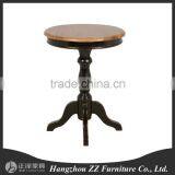 Country Style Country Side Wood Black Tea Table thumbnail-1