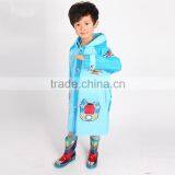 2016 New Design Hot Sale Oem Korean Students Cartoon Clear Rain Coat thumbnail-3
