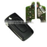 Cit-roen-R08A for Citroen 3 Button Flip Remote Key With 434mhz With Trunk Button (battery on PCB)