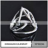 New Arrival Wedding 2016 Latest Design White Gold Ring for Women thumbnail-6