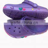 Beautiful Red Eva Garden Clogs With Colourful Edge