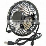 Wholesale USB Power Sourcing Portable USB Powered Fan 4 Inch Metal Mini USB Fan For PC Cooling