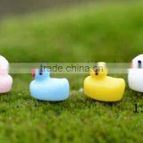 {] Resin Flatback Flat Back Cabochon Kawaii DIY Resin Craft Decoration Yellow Duck Fairy Garden{] Fairy Miniature Duck Figurines thumbnail-1