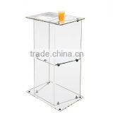 Floor Standing Clear Acrylic Lectern (LE-G006) thumbnail-1