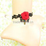 Steampunk Style Black Lace Beads Choker Victorian Gothic Collar Necklace Gift thumbnail-2