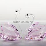 Top K9 Clear Crystal Wedding Favors Swans thumbnail-1