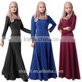 Modern Muslim Abaya Long Dress Baju Kurung