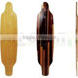 Wholesale Blank Electric Maple With Fiberglass Longboard Deck thumbnail-1