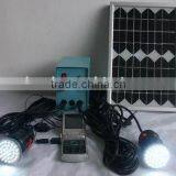 5W LED Solar Indoor Lighting (light 2 Lamps for 6--7 Hours and With USB Charge Mobile)