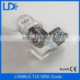 T10 Canbus 5050 2smd Silicone Shell LED Lights Bulb No Error Led Auto Width Light thumbnail-6