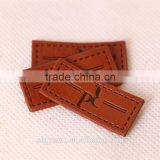 100% True Leather Label,sewing on Leather Patch thumbnail-1