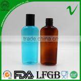 Flat Wholesale High Quality Free Sample Plastic Bottle With Flip Top Cap