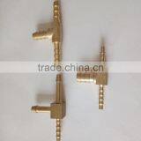 CNC Brass Tee Type Hose Barb Adapter thumbnail-1