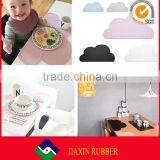 Disposable Kid Placemat Silicone Tray Mat Cloud Shape Table Dinner Anti Skid Mats thumbnail-2