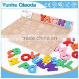 High Quality Wood Toy Alphabet Learning Puzzle for Preschool Children thumbnail-3