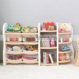 Movable Plastic Children's Bookshelf Kids Furniture Bookcase/toy Storage Shelf thumbnail-4