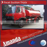 Dongfeng 4*2 170hp heavy duty truck 7000-8000 liters vacuum emptier cesspool emptier cesspit emptier