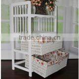 Paulownia Wood Cabinet With Baskets/drawers thumbnail-1