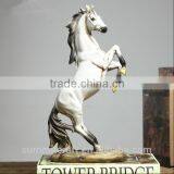 Resin White Horse Figurines Arabian Horse Sculpture thumbnail-1