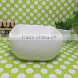 Stocked White Porcelain Square Dish/food Dish/rice Dish/salad Bowl thumbnail-5
