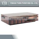 Green MDF Coffee Table With Natural Stone Travertine thumbnail-5