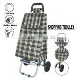 Shopping Trolley Folding Storage Wheels Cart Large Capacity Bag Stable Carry thumbnail-1