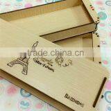 South Korea DIY Stationery Case,wooden Student Create Pencil Box thumbnail-3