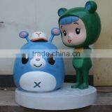 Fiberglass Little Girl Cartoon Mascot thumbnail-1