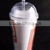 Plastic Tumblers With Dome Lids and Straws thumbnail-6