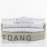 Dreux Outdoor Corner Bench - Vietnam Wicker Furniture - Poly Rattan Furniture