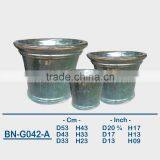 GLAZED CERAMIC OUTDOOR POT BN-G042 thumbnail-1