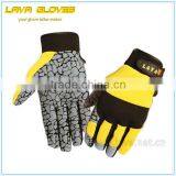 Synthetic Leather Palm With Silicone Web Antiskid Mechanic Glove thumbnail-1