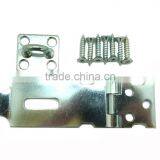 Hot Safety Hasp With Loose Staple Zice Plated, Door Hasp, Steel Hasp Staple Set 2-5/8" thumbnail-1