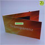 2017 Most Popular Souvenir 4.3″ Lcd Video Brochure in Paper Craft,video Brochure Card ,video Message Card thumbnail-1