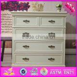 2016 Wholesale Fashionable White Wooden Furniture Cabinets W08H062 thumbnail-3