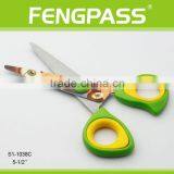 S1-1038C 5.5" 2Cr13 Stainless Steel Blade With PP+TPR Plastic Handle Mini Scissors thumbnail-2