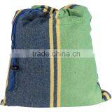Garden Lightweight Green Canvas Double Hammock With Carry Bag thumbnail-6