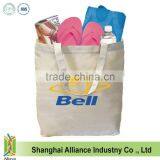 OEM ECO Friendly Organic Cotton Standard Size Cotton Tote Bag thumbnail-1