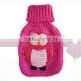 Hot Water Bag With Owl Knitted Cover thumbnail-5