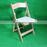 White/mahogany/ Brown/dark Wood Wedding Folding Chair Garden Chair thumbnail-5