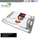 2-Piece Dishwasher Safe Plastic Cutting Board Set With Non-Slip Feet and Deep Drip Juice Groove thumbnail-1