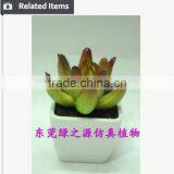 Varied Artificial Succulents Wholesale Artificial Mini Succulents Potted thumbnail-5