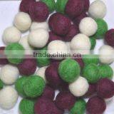 100% Wool Handmade Nursery Pom Pom Felt Balls Decoration Craft Kids Beads Supplies 2 cm thumbnail-2