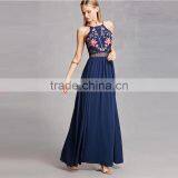 2017 Latest Vintage Embroidery Dress Women Embroided Maxi Dresses HSm9088 thumbnail-1