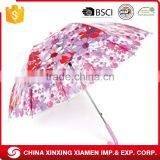 Waterproof Auto Open Paper Printing Chinese Fancy Poe Umbrella thumbnail-1