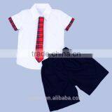 Skirt And Shirt With Short Pants School Uniform Shirts 100% Cotton thumbnail-5